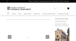 Desktop Screenshot of catholic-chaplaincy.org.uk