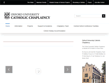 Tablet Screenshot of catholic-chaplaincy.org.uk